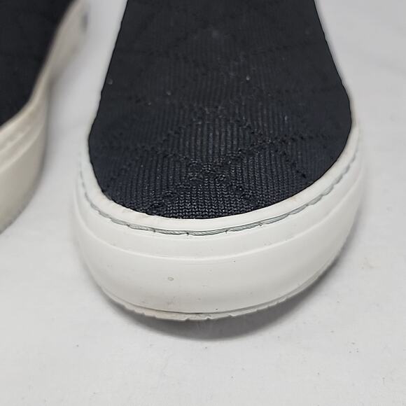 MARC FISHER QUILTED DIAMOND PATTERN WOMAN'S SIZE 8.0 BLACK WHITE UGC 🔥 - Picture 5 of 16